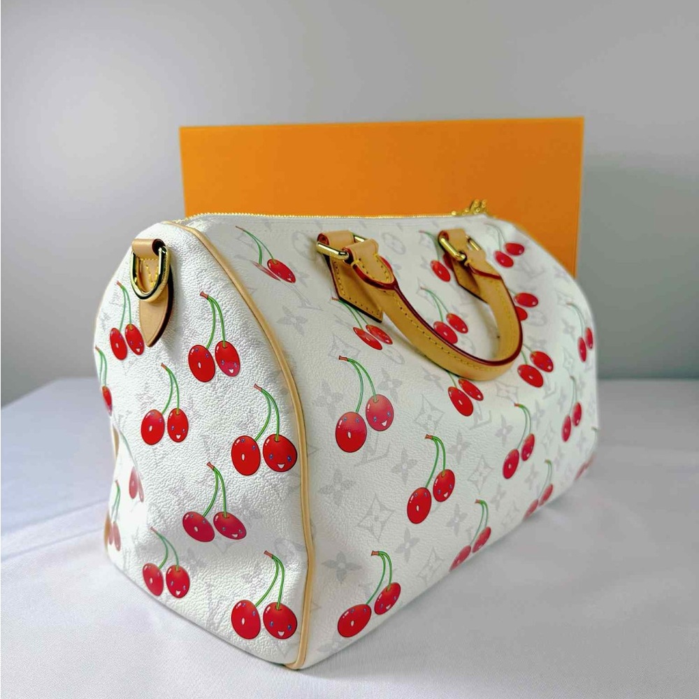 Louis Vuitton Takashi Murakami white Cherry speedy 30 brand new. - Picture 4 of 5